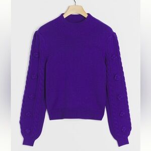 Anthropologie Maeve Kiara Textured Sweater
